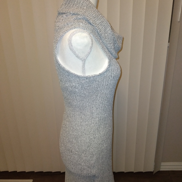 3 for $10 May Pink Gray Sweater Dress - Picture 4 of 5